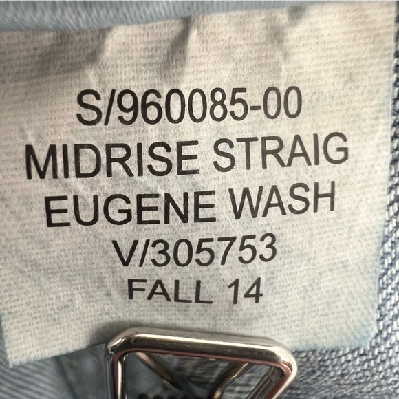 GAP 1969 Mid Rise Real Straight Jeans Size 24 Women’s - Picture 6 of 7